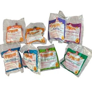 1994 McDonald’s Spider-Man Happy Meal Toys – Complete Set (Sealed, Excellent Con